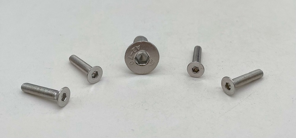 Where is the DIN7991 hex socket countersunk head screw used?